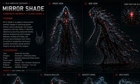 Mirror Shade archive dossier sheet